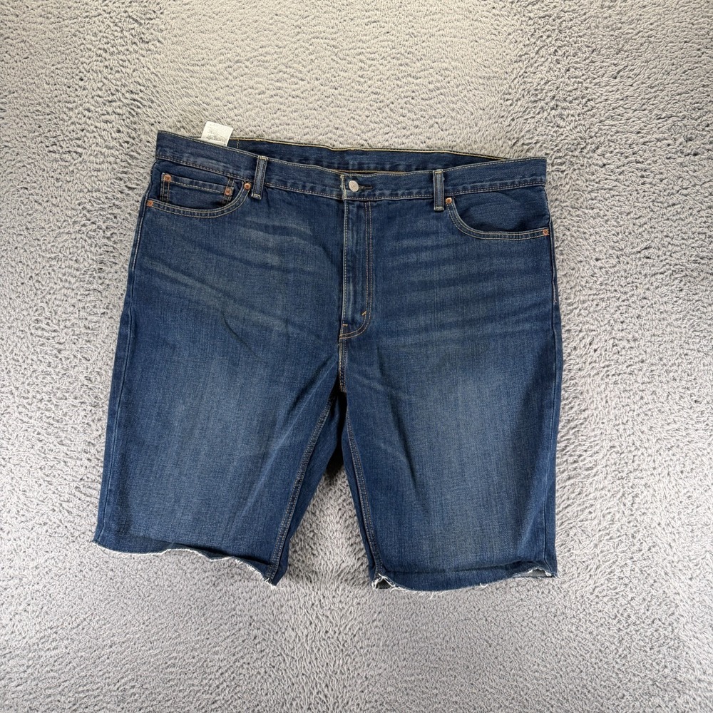 Levi's 511 Shorts Mens 44 Blue Cotton Denim Bermuda Faded Casual Summer Beach‎